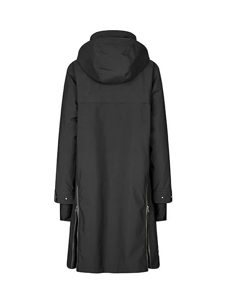 Regn Jas Ilsa Gevoerd – Black