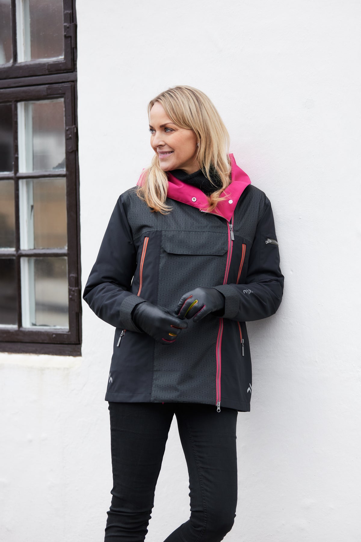 Regn jas Gena - black